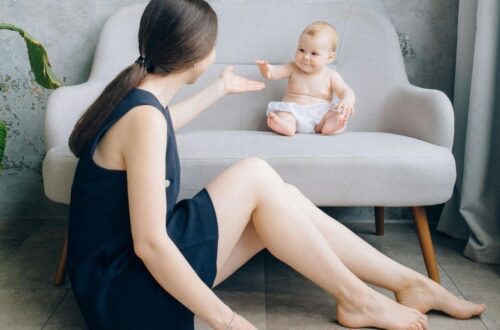 Summer Memories with a Wooden High Chair
